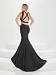 Tiffany Designs 16009 Strappy Back Jewel Neck Dress