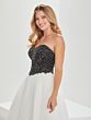 Tiffany Designs 16010 Beaded Bodice Strapless Sweetheart Dress