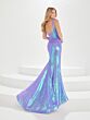 Tiffany Designs 16012 Square Neck Sequin Dress
