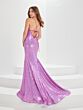 Tiffany Designs 16033 High Slit Sequin Dress