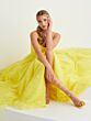 Tiffany Designs 16034 Floral Glitter Front Slit Dress
