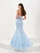 Tiffany Designs 16074 Illusion Corset Strapless Dress