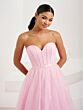 Tiffany Designs 16083 Detached Sleeve Strapless Corset Dress
