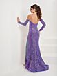 Tiffany Designs 16090 Removable Sleeves Micro Sequin Dress - Stock Only