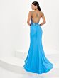 Tiffany Designs 16091 Floral Bodice Lace-Up Dress