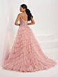 Tiffany Designs 16099 Ruffle Skirt Illusion Skirt Dress