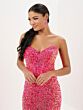 Tiffany Designs 16106 Detachable Sleeves Sequin Dress