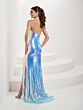 Tiffany Designs 16109 Plunging Neck Sequin Dress - Stock Only