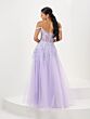 Tiffany Designs 16113 Illusion Corset Off The Shoulder Dress