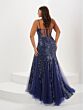 Tiffany Designs 16131 Godet Skirt Illusion Back Dress - Stock Only