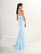 Tiffany Designs 16261 High Slit Halter Neckline Dress