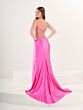 Tiffany Designs 16267 High Slit Peek-A-Boo Neckline Dress