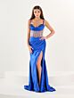 Tiffany Designs 16267 High Slit Peek-A-Boo Neckline Dress