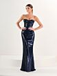 Tiffany Designs 16268 Sweetheart Neckline Sequin Dress