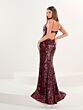 Tiffany Designs 16283 Cutout Back V-Neckline Dress