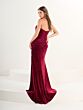 Tiffany Designs 16285 Notched Neckline Ruched Dress
