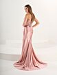 Tiffany Designs 16288 Drape Skirt High Slit Dress