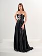 Tiffany Designs 16289 Sweep Train Backless Dress