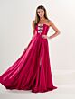 Tiffany Designs 16289 Sweep Train Backless Dress