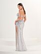 Tiffany Designs 16292 Tie Back One Shoulder Dress