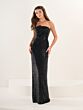 Tiffany Designs 16305 Straight Neckline Sequin Dress