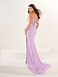 Tiffany Designs 16306 Sweep Train Lace-Up Dress