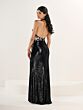 Tiffany Designs 16312 Halter Neckline Backless Dress
