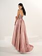 Tiffany Designs 16314 Sweep Train Plunging Halter Neckline Dress