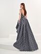Tiffany Designs 16324 Plunging Neckline High Low Dress