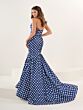Tiffany Designs 16325 Sweetheart Neckline Polka Dot Dress