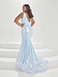 Tiffany Plus 16037 Square Neckline Sequin Dress - Stock Only