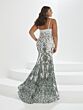 Tiffany Plus 16042 Ombre Sequin Sweetheart Neck Dress