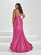 Tiffany Plus 16044 Cowl Neckline Open Back Dress