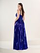 Tiffany Designs 16303 Pleated Skirt Sweetheart Neck Plus Size Dress