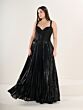 Tiffany Designs 16303 Pleated Skirt Sweetheart Neck Plus Size Dress