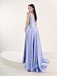 Tiffany Designs 16316 Sweep Train Plunging Neckline Plus Size Dress