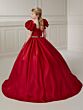 Tiffany Princess 13730 Ruffle Sleeve Scoop Neck Mini Pageant Dress