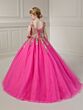 Tiffany Princess 13732 Triple Strap Scoop Neck Mini Pageant Gown