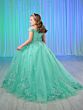 Tiffany Princess 13761 Off-The-Shoulder Neck Mini Pageant Dress