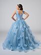 Tiffany Princess 13819 Scoop Neckline 3D Floral Dress
