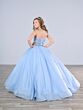 Tiffany Princess 13791 Beaded Top Halter Neck Junior Pageant Dress