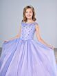 Tiffany Princess 13793 Scoop Neck Basque Waist Mini Pageant Dress