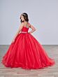 Tiffany Princess 13801 Cross Back Beaded Waist Mini Pageant Gown