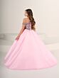 Tiffany Princess 13828 Cold Shoulder Lace-Up Mini Pageant Dress