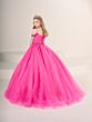 Tiffany Princess 13832 Ruched Bodice Lace-Up Mini Pageant Dress