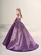 Tiffany Princess 13834 Square Neckline Brocade Mini Pageant Dress