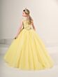 Tiffany Princess 13835 Tulle Skirt Bateau Neck Mini Pageant Dress