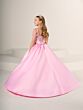 Tiffany Princess 13837 Ruched Skirt Lace-Up Mini Pageant Dress