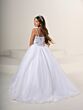 Tiffany Princess 13838 Basque Waist Lace-Up Mini Pageant Dress
