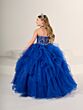 Tiffany Princess 13839 Tiered Skirt Halter Neck Mini Pageant Dress